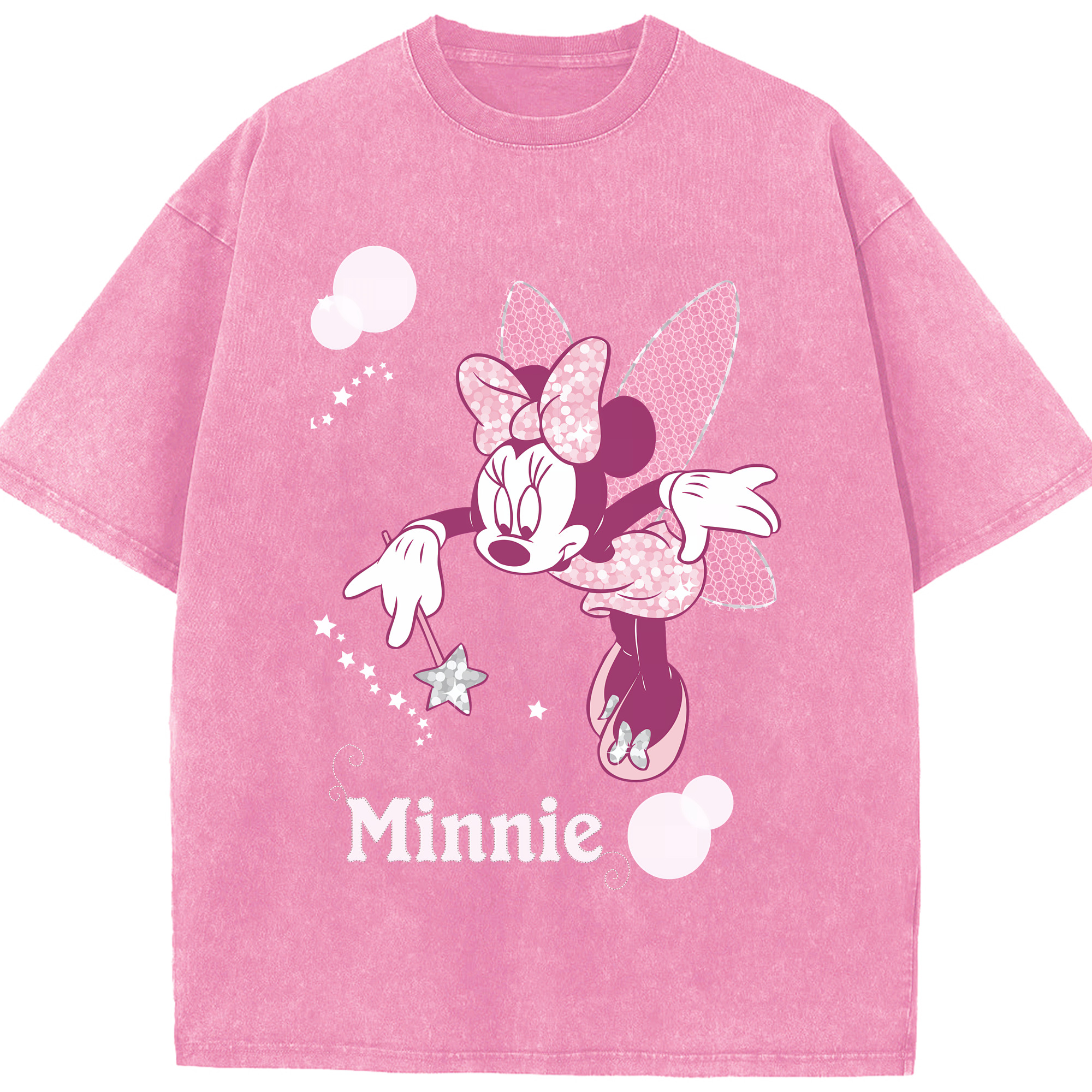 （画像用） ミッキーマウス Mickey Mouse 綿100% ヴィンテージ風 半袖Tシャツ（フロントプリント）